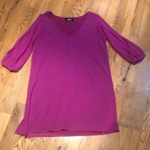 Lulus magenta open sleeve shift dress (no size tag - fits like a s/m)